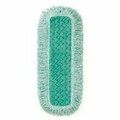 Rubbermaid HYGEN Microfiber Dust Pad Green 18 in. w/ Fringe FGQ41800GR00-EA